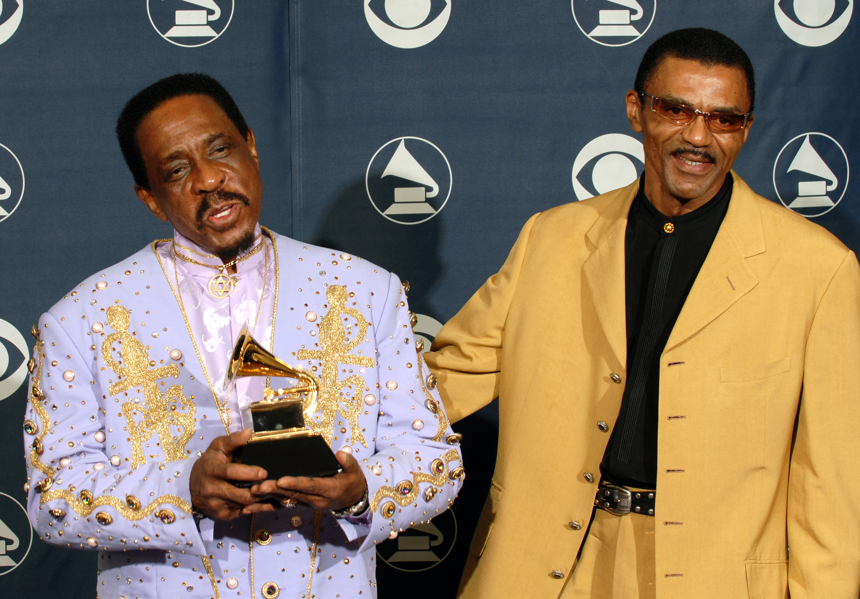 Ike Turner Jr.  and his father Ike Turner Sr. are at the 49th annual Grammy Awards at Staples Center in Los Angeles, California on September 11, 2007 | Source: Getty Images