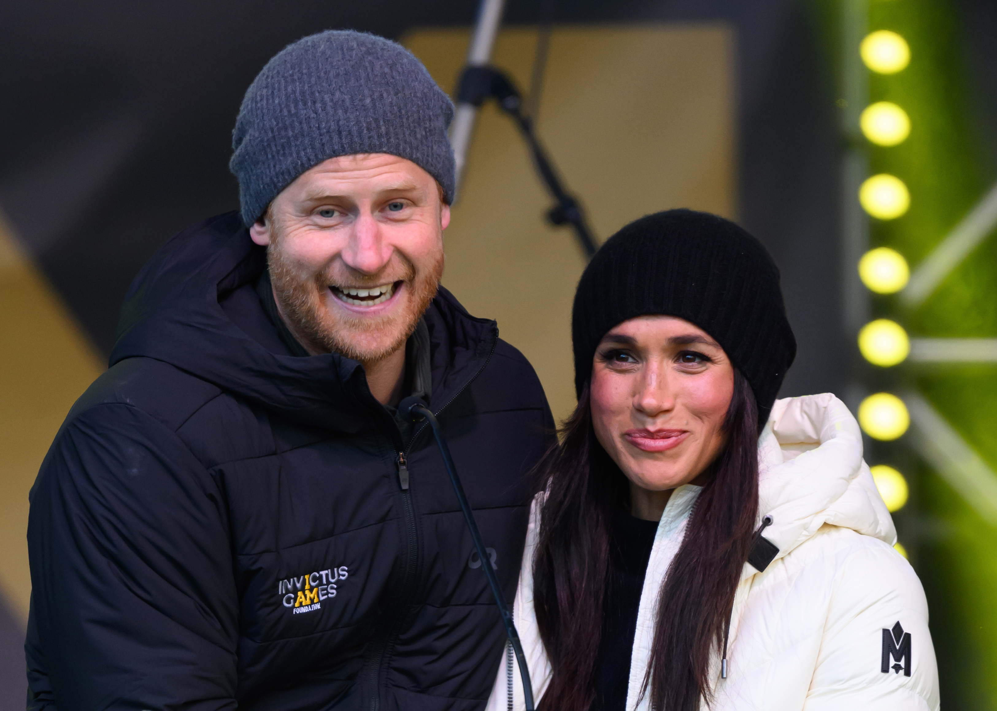 Prince Harry and Meghan Markle attend the Whistler Welcome Celebration during the Invictus Games on February 10, 2025 in Whistler, British Columbia. | Source: Getty Images