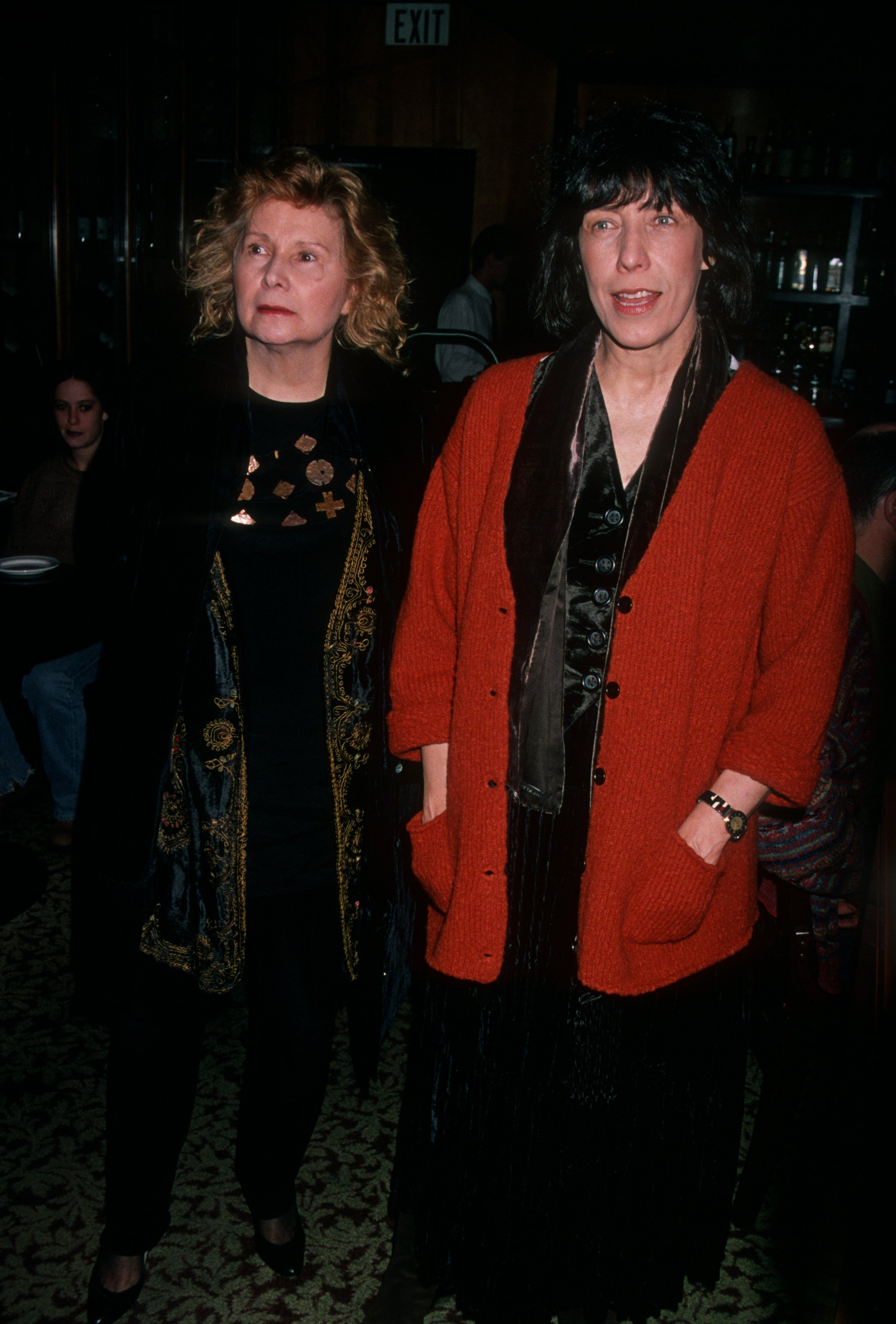 Jane Wagner and Lily Tomlin at an In-Store Appearance Signing of "Edith Ann-My Life So Far" on October 23, 1994, in West Hollywood, California. | Source: Ron Galella, Ltd./Ron Galella Collection/Getty Images