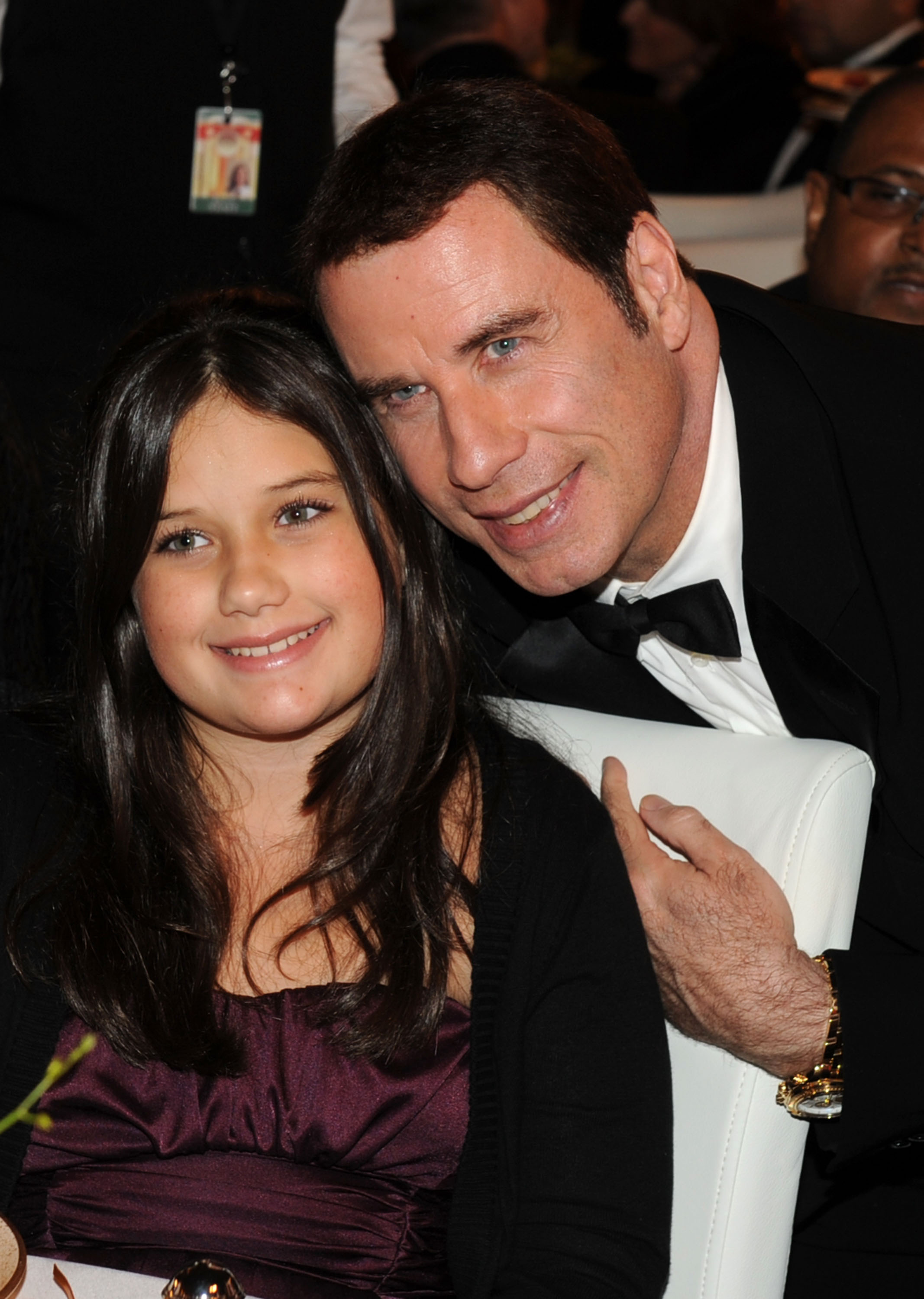 John and Ella Bleu Travolta attend The Church of Scientology Celebrity Centre 41st Anniversary Gala on August 7, 2010 in Los Angeles, California | Source: Getty Images