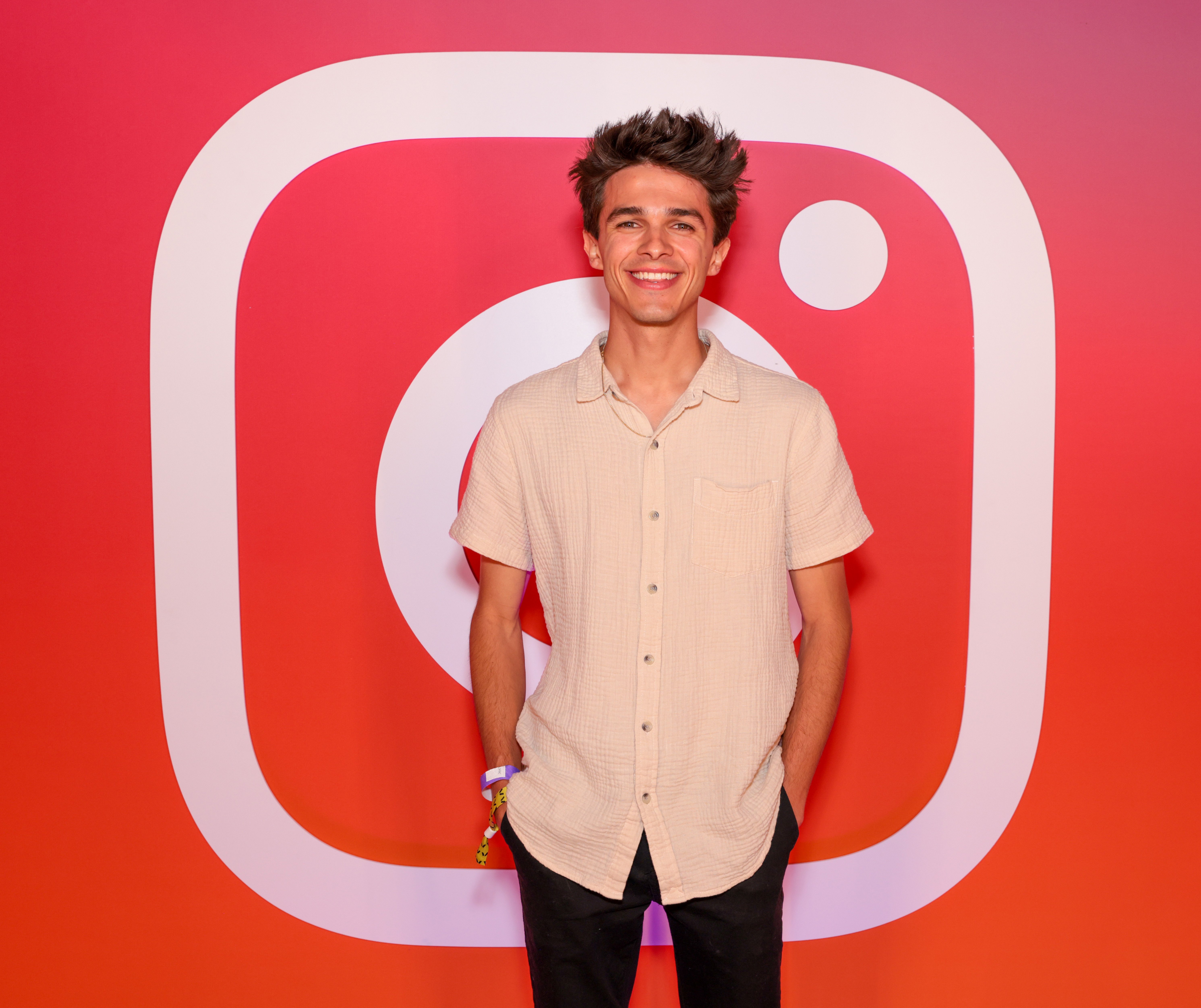 Brent Rivera at the Instagram's Night Out With Latto Event in California on June 24, 2022 | Source: Getty Images
