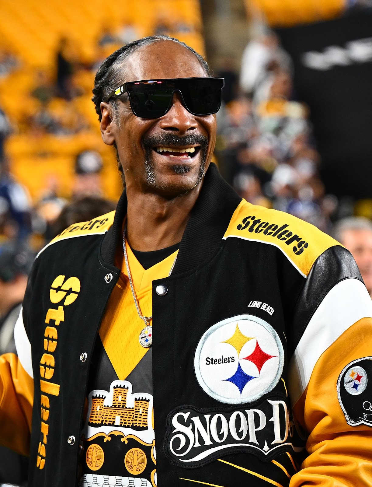 Snoop Dogg at Acrisure Stadium on October 6, 2024, in Pittsburgh, Pennsylvania. | Source: Getty Images