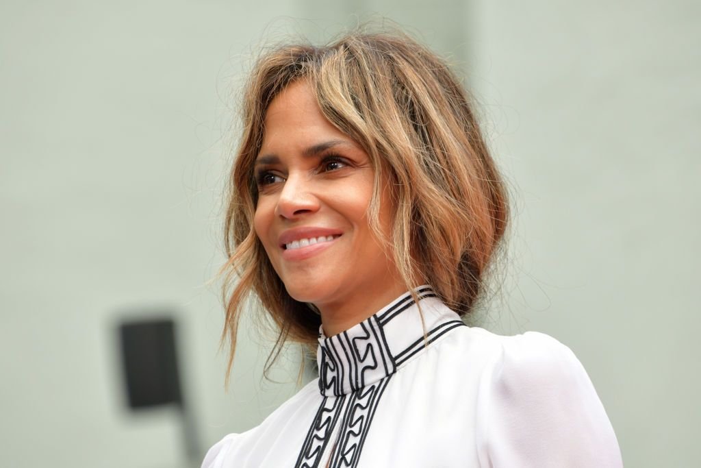 Halle Berry at a handprint ceremony honoring Keanu Reeves at the TCL Chinese Theatre IMAX forecourt in Hollywood, California | Photo: Rodin Eckenroth/FilmMagic via Getty Images