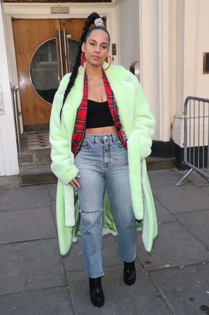 Alicia Keys leaving BBC Maida Vale Studios on February 2020 | Photo: Getty Images