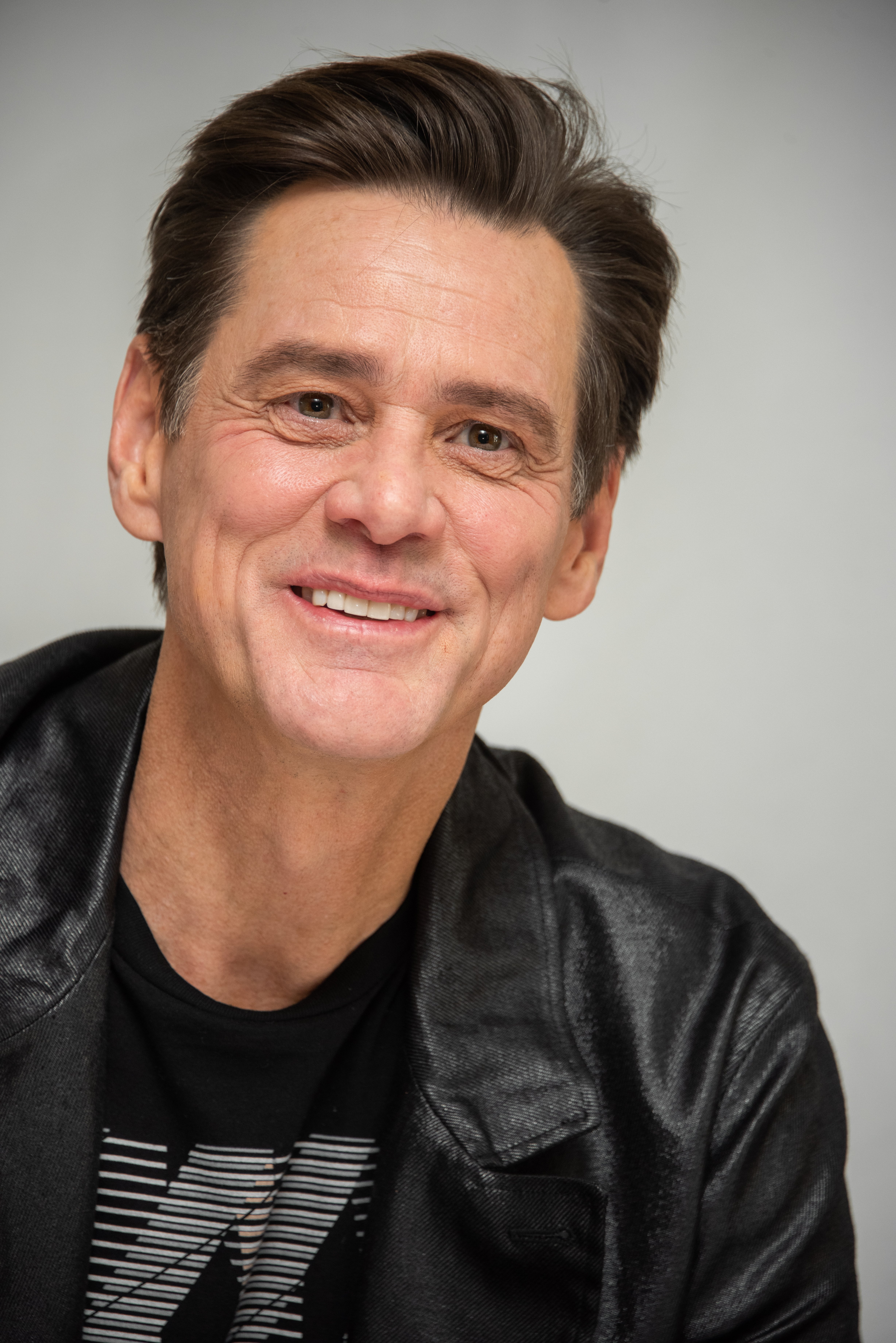 Jim Carrey at the "Sonic The Hedgehog" Press Conference at the Four Seasons Hotel on February 10, 2020 in Beverly Hills, California | Source: Getty Images