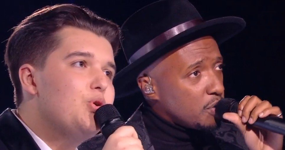 Philippe et Soprano durant leur duo. l Source : TF1 Replay