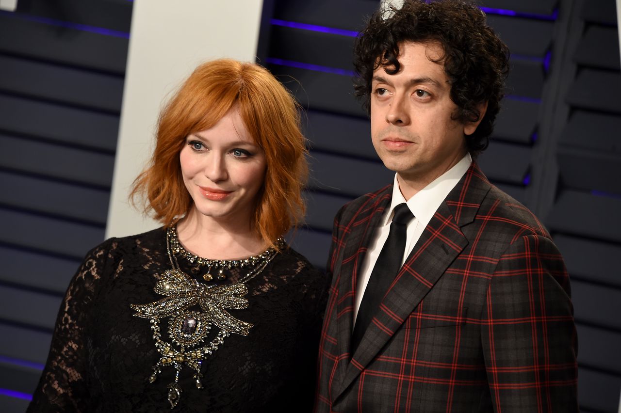 Christina Hendricks and Geoffrey Arend at the 2019 Vanity Fair Oscar Party on February 24, 2019 in Beverly Hills, California | Photo: Getty Images