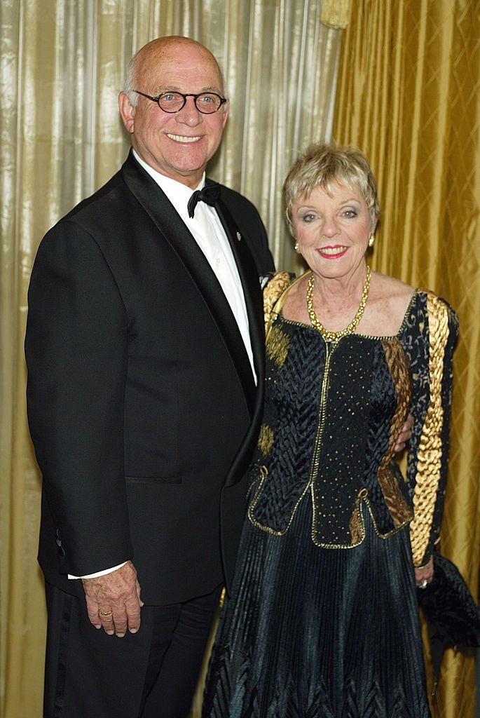 Gavin MacLeod and his wife Patty arrive at the 11th Annual Movieguide Awards on March 18, 2003 | Photo: GettyImages
