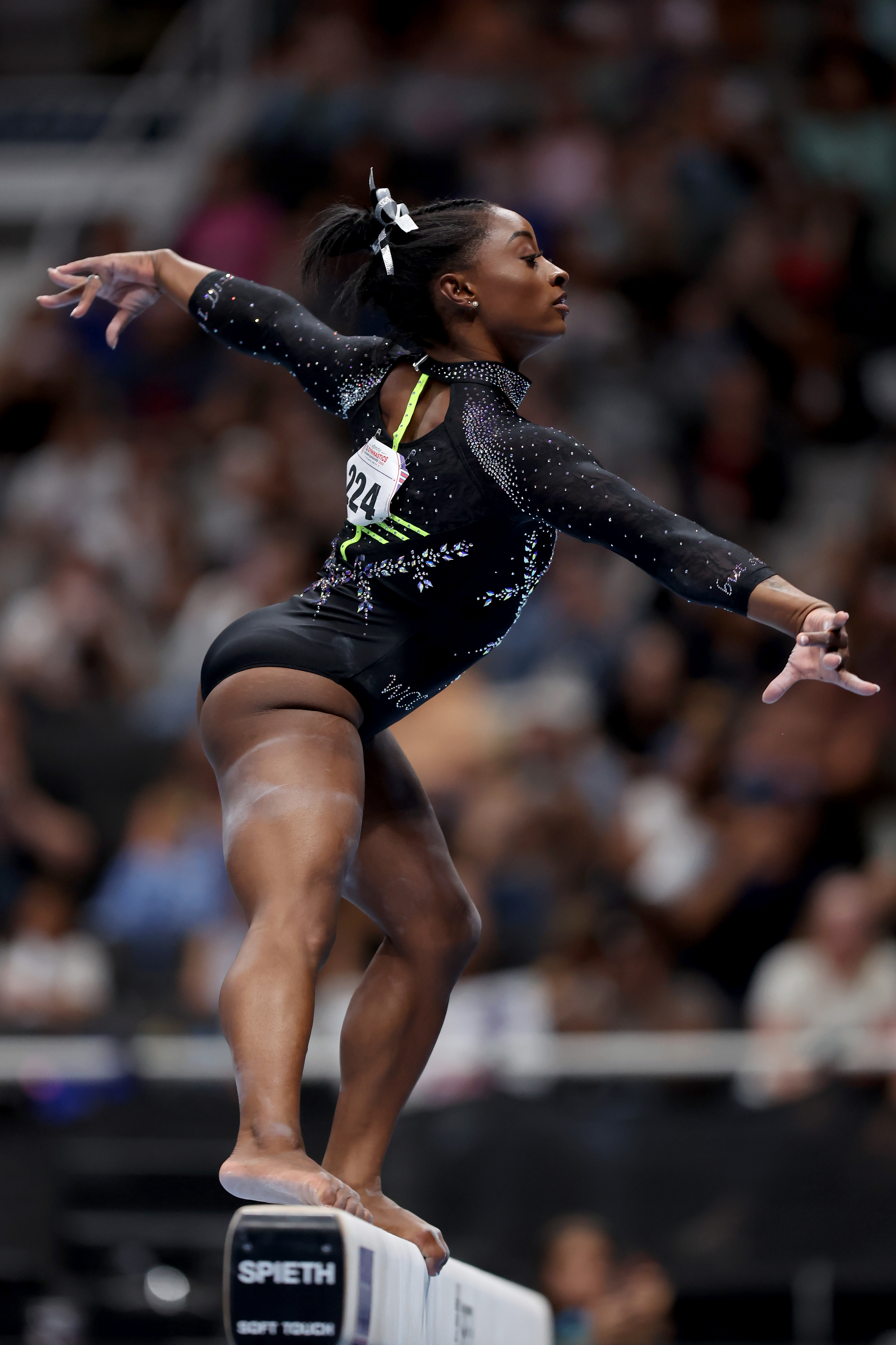 Simone Biles during day four of the 2023 U.S. Gymnastics Championships at SAP Center on August 27, 2023 in San Jose, California | Source: Getty Images