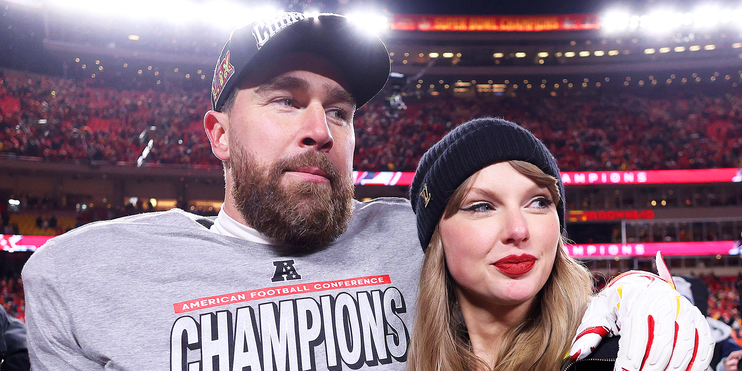 Travis Kelce and Taylor Swift | Source: Getty Images