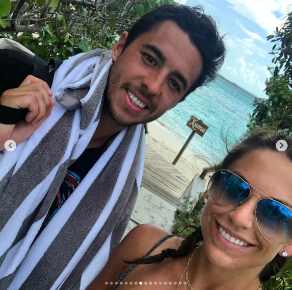 Johnny and Meredith Gaudreau posing for a picture, posted on September 4, 2024 | Source: Instagram/meredithgaudreau_