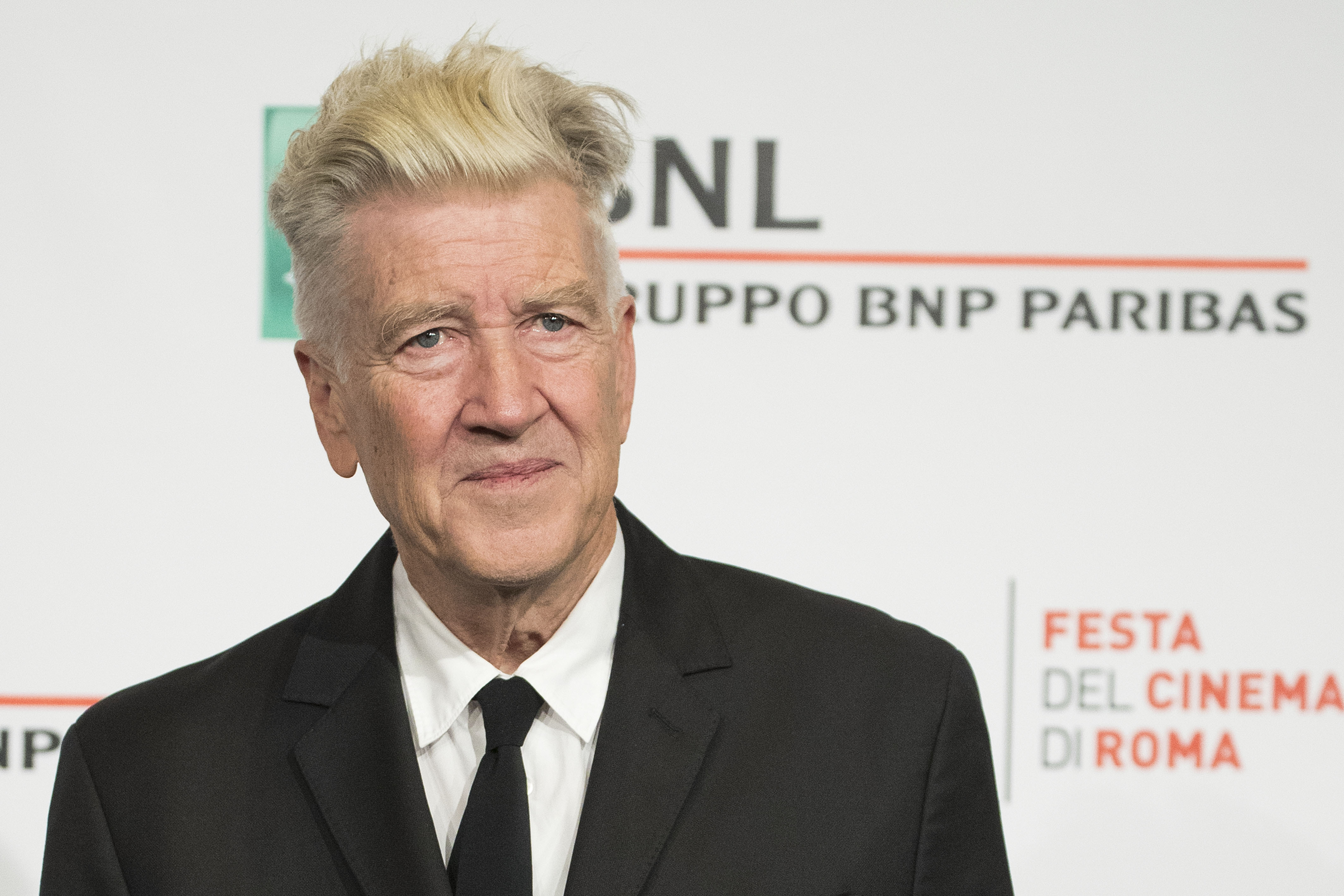 David Lynch at a photocall during the 12th Rome Film Fest on November 4, 2017, in Italy. | Source: Getty Images