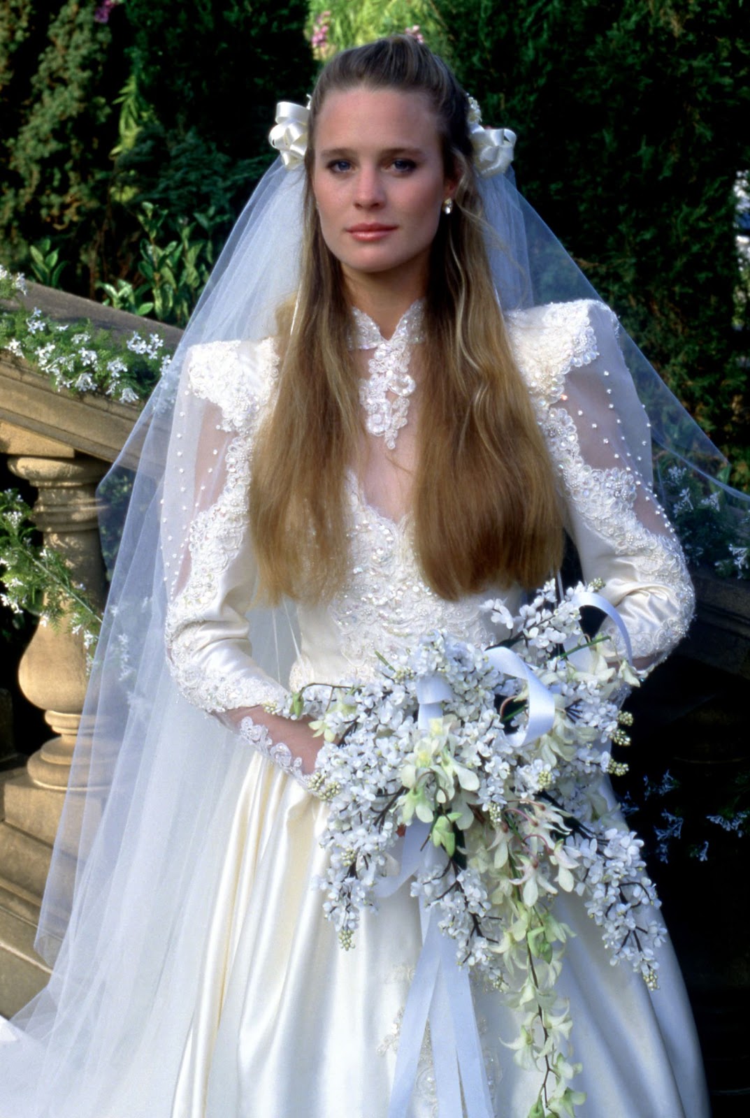 Robin Wright on the set of "Santa Barbara"  in Los Angeles, California, circa 1987. | Source: Getty Images