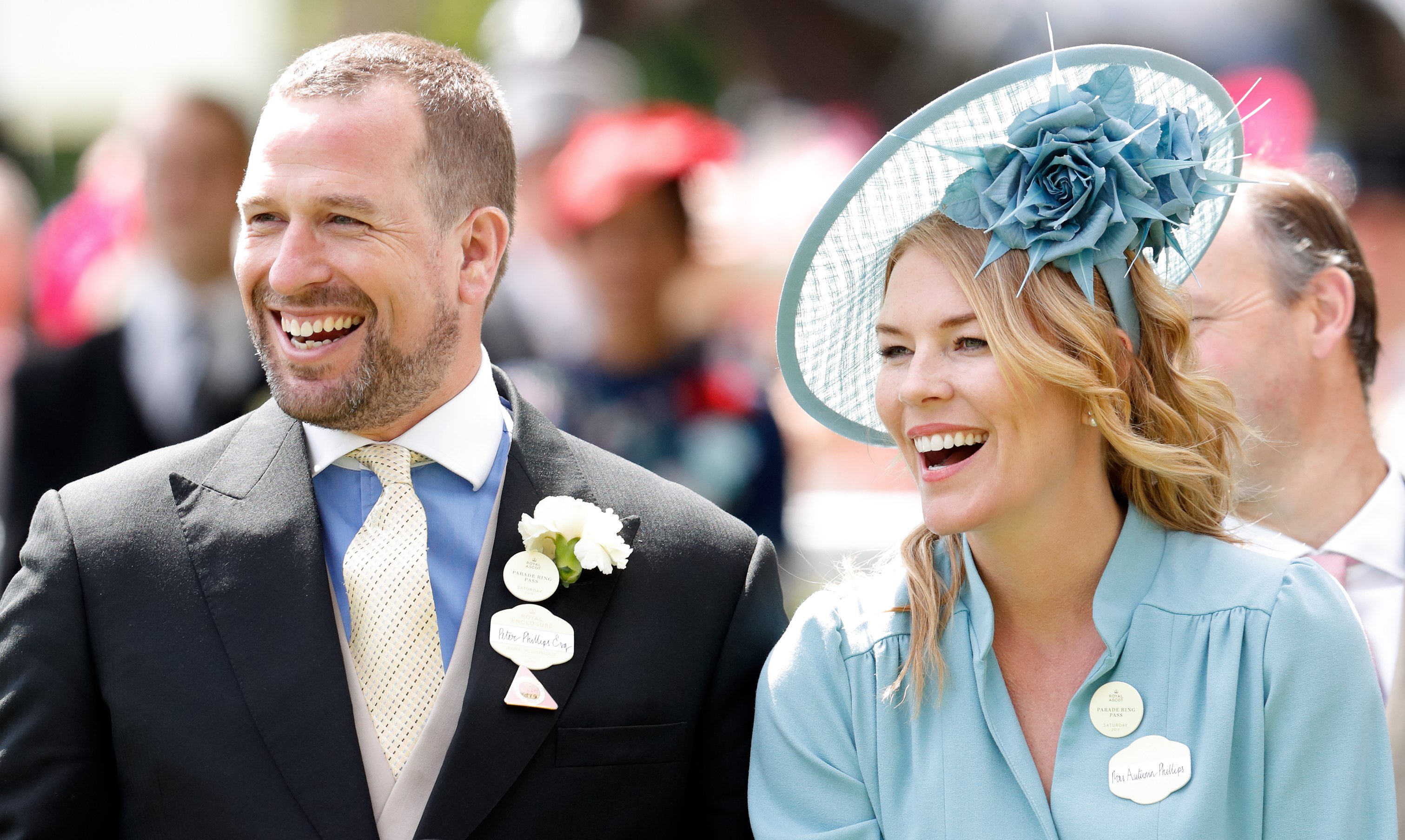 Peter Phillips pictured with his ex-wife, Autumn Phillips, pictured at  day five of Royal Ascot at Ascot Racecourse, 2019, Ascot, England. | Photo: Getty Images