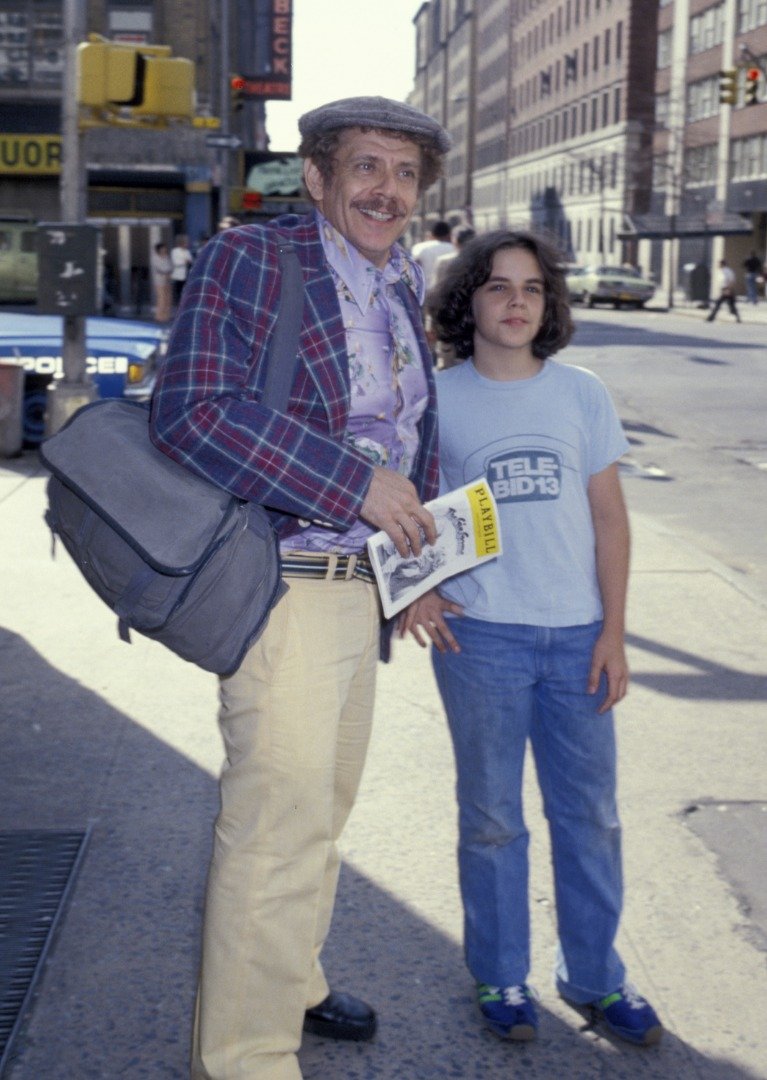 Jerry Stiller and Ben Stiller at the performance of "The Gin Game" on June 4, 1978 at the Martin Beck Theater in New York City. | Source: Getty Images