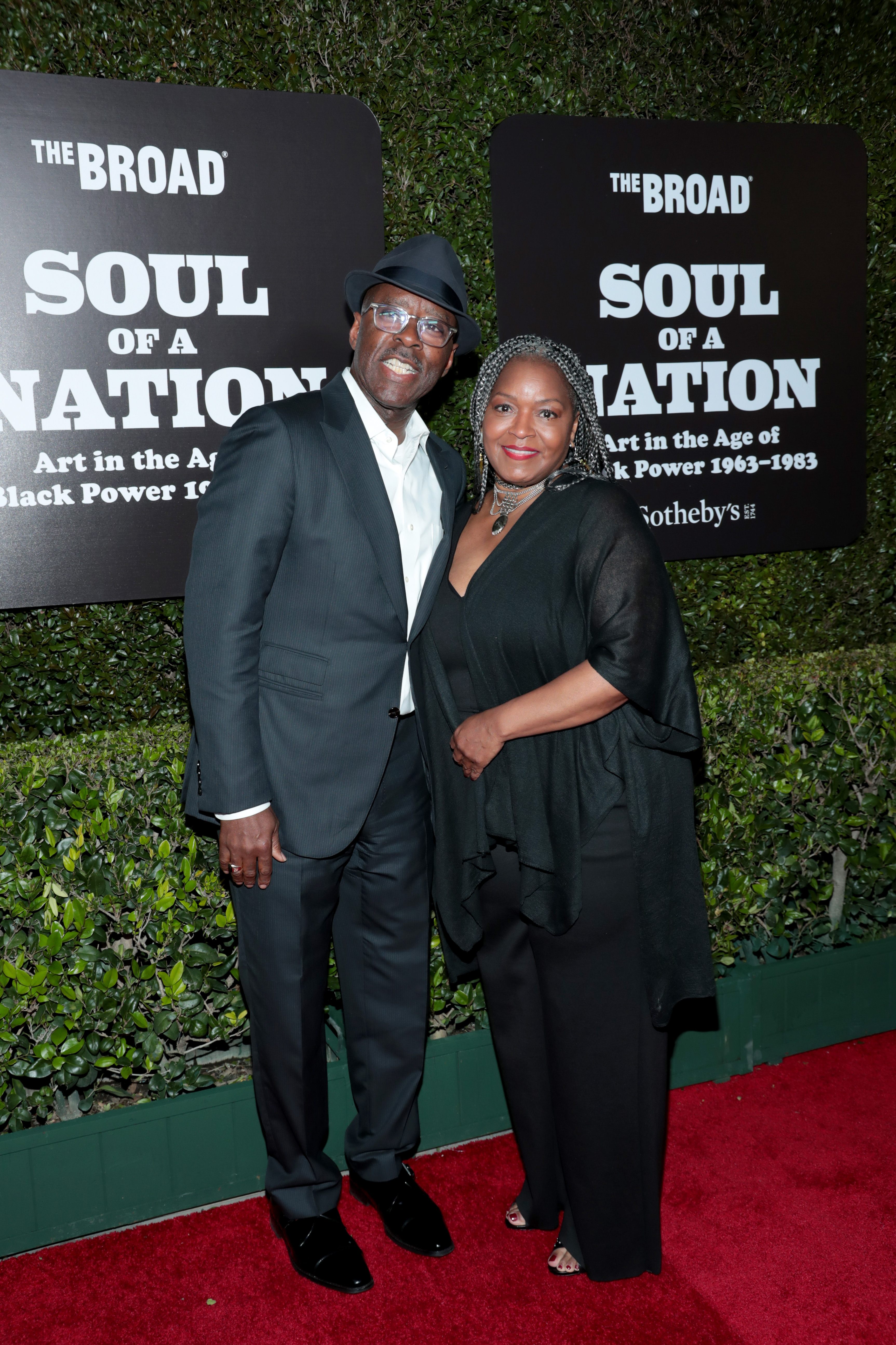 Courtney B. Vance (L) and D'nette Bassett attend The Broad Museum celebration for the opening of Soul Of A Nation: Art in the Age of Black Power 1963-1983 Art Exhibition at The Broad on March 22, 2019, in Los Angeles, California | Source: Getty Images