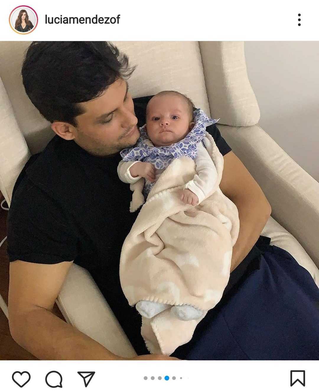 Pedro Antonio Torres Méndez y su hija Victoria. | Foto: Captura de Instagram/luciamendezof