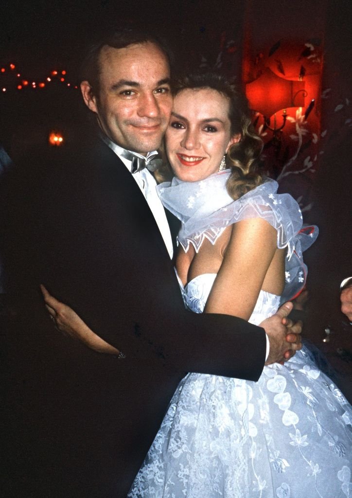 Schauspieler Heiner Lauterbach hält auf dem Münchner Filmball seine Ex-Frau Katja Flint im Arm. (Photo by Istvan Bajzat) I Quelle: /picture alliance via Getty Images