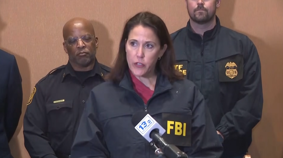 FBI Special Agent in Charge Dominique Evans during a press conference regarding the shooting at Old Dominion University on March 12, 2026 | Source: YouTube/New York Post