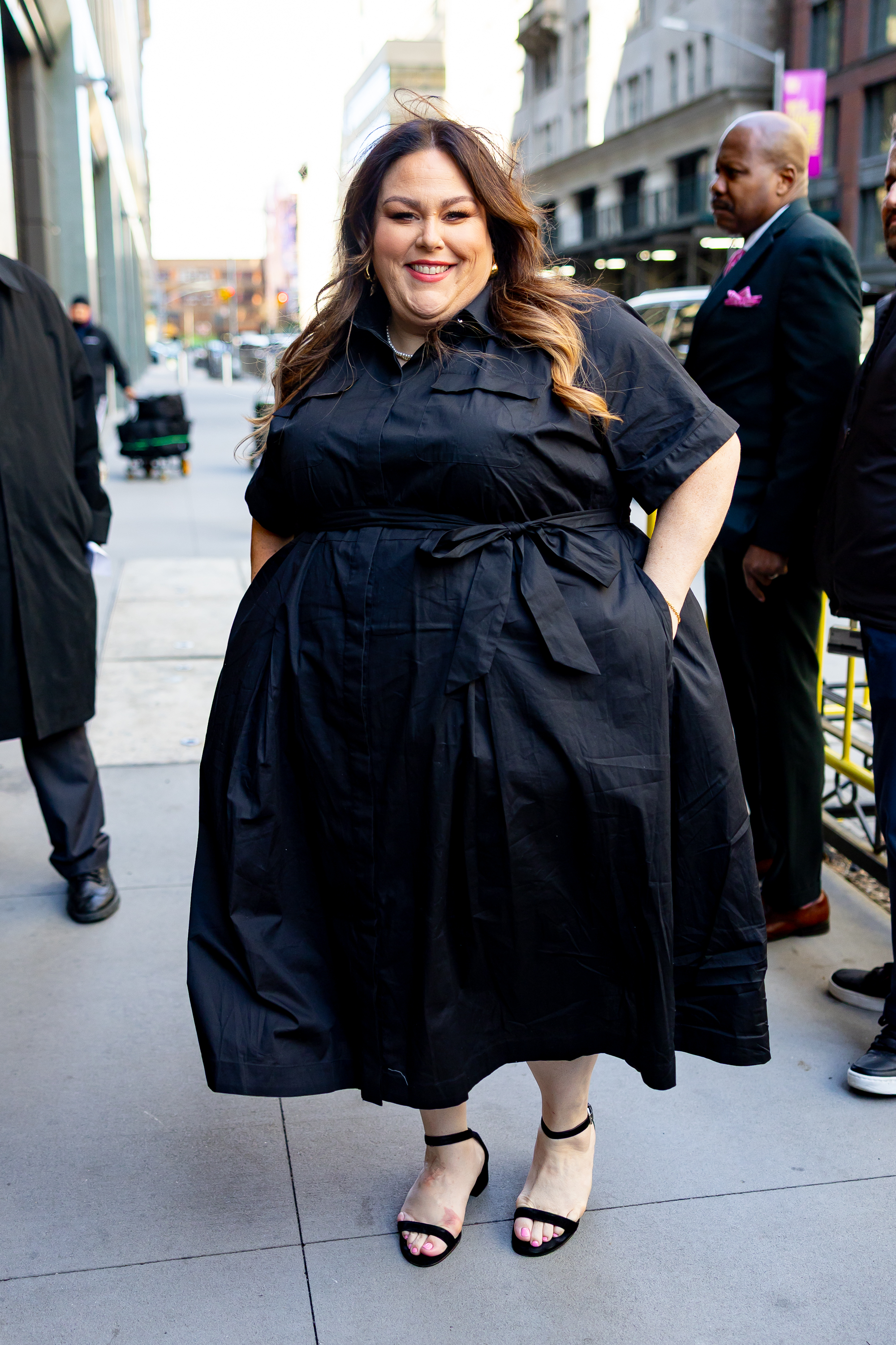 Chrissy Metz spotted on April 8, 2025, in New York. | Source: Getty Images