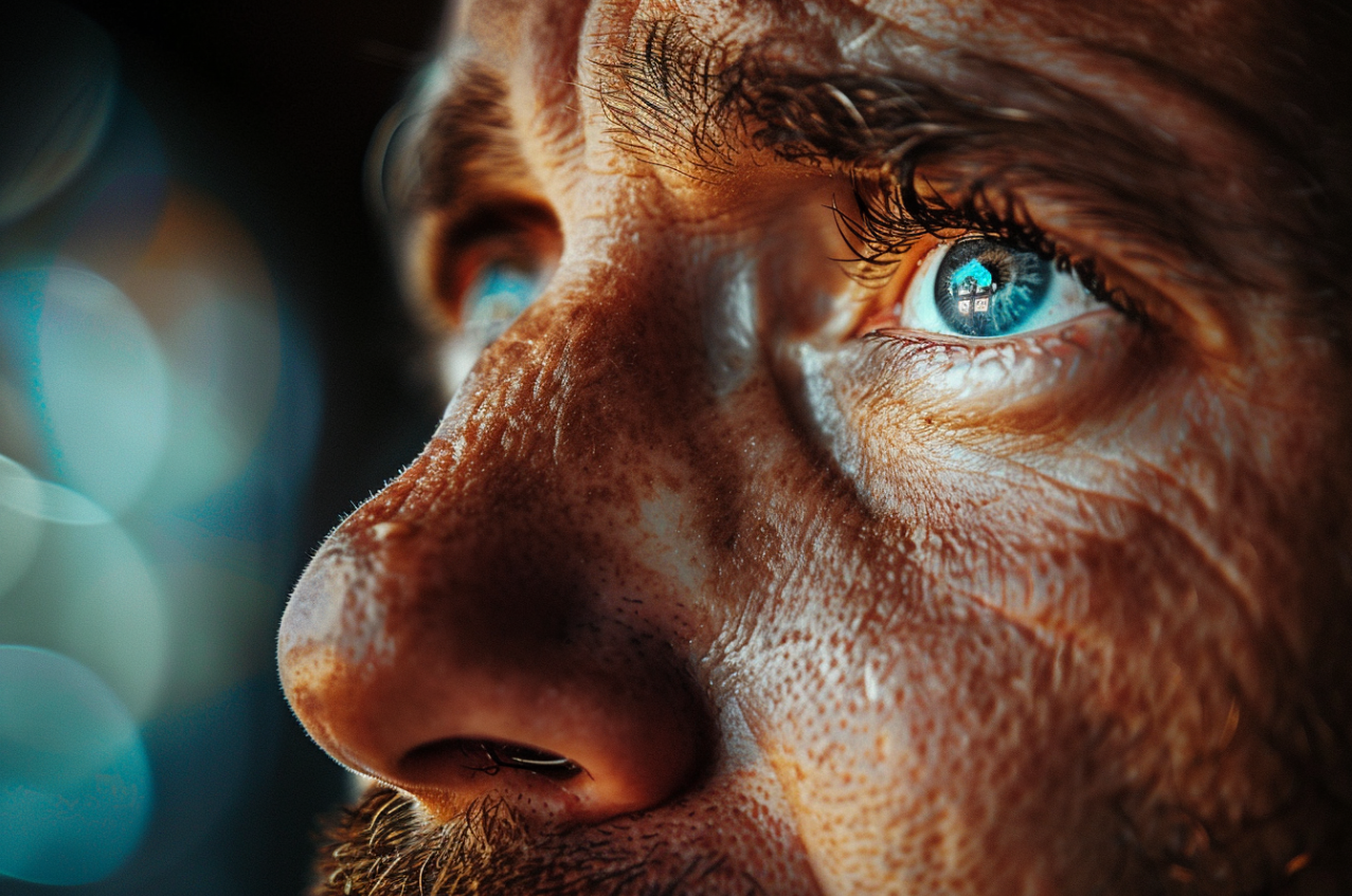 Close up of a man's eyes | Source: MidJourney