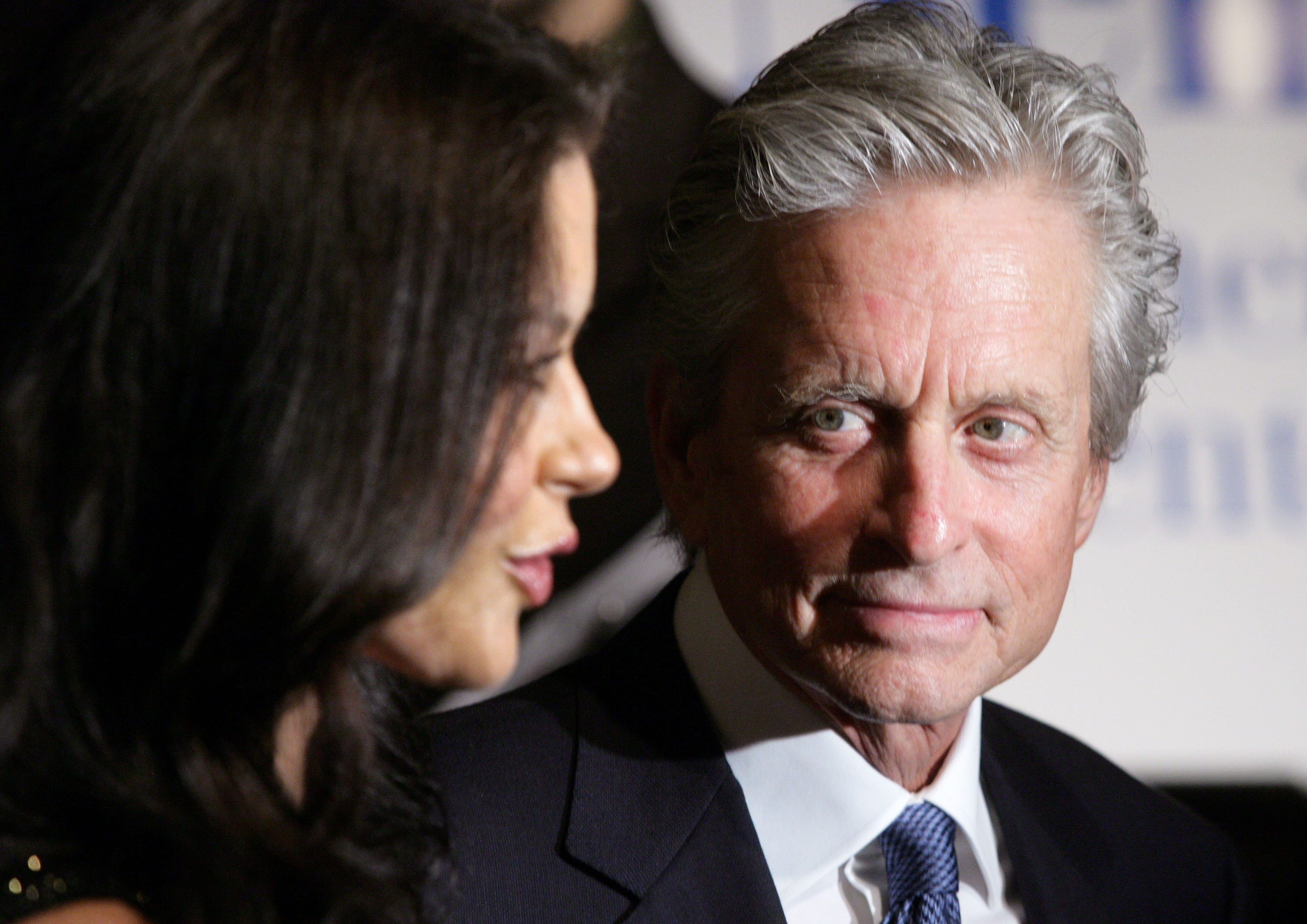 Catherine Zeta-Jones and Michael Douglas attend the 12th annual Monte Cristo Award presentation at The Edison Ballroom, on April 16, 2012, in New York City. | Source: Getty Images
