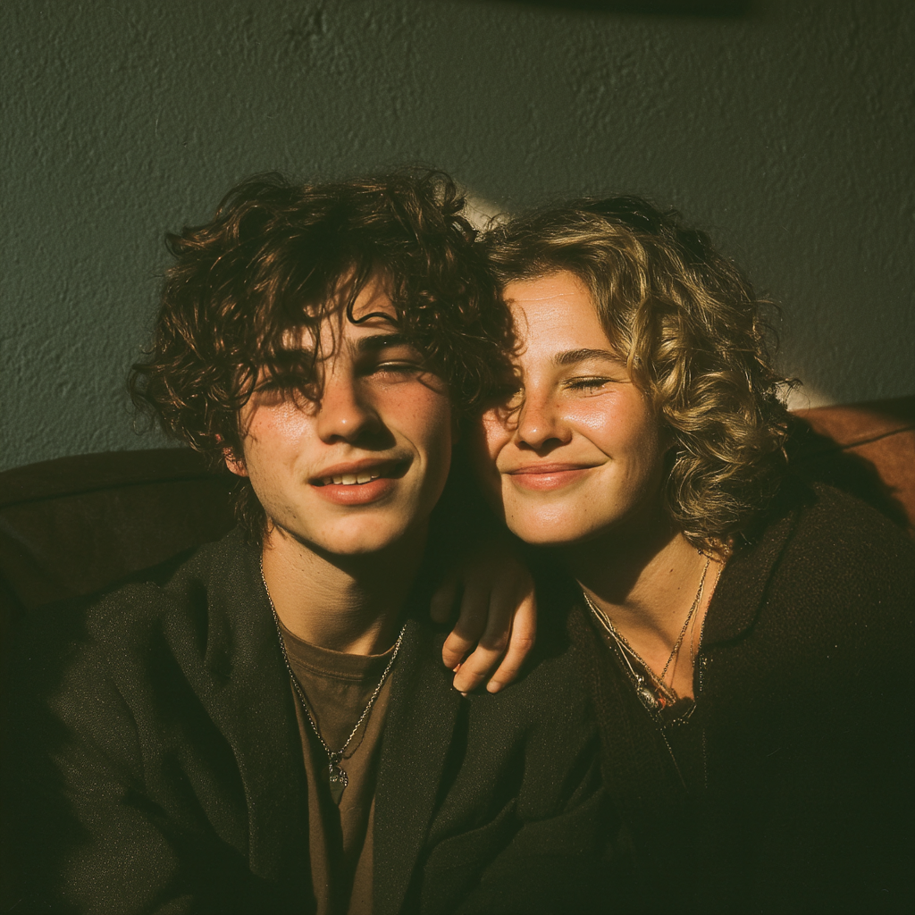 A happy mother and son | Source: Midjourney