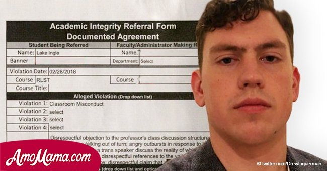 Student punished and kicked out of the class after telling prof that there are only 2 genders