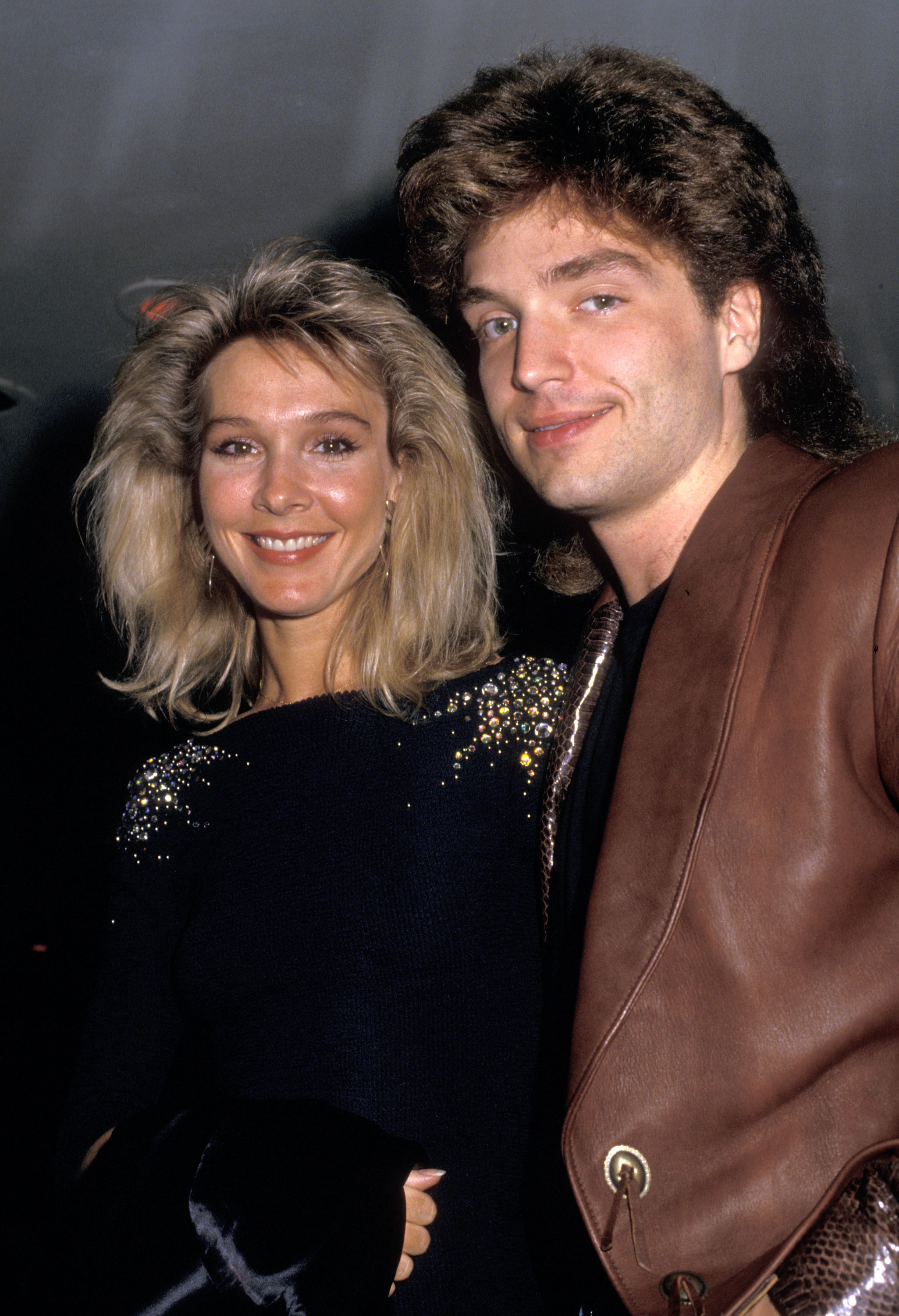 Cynthia Rhodes and Richard Marx in August 1987 in New York City. | Source: Getty Images