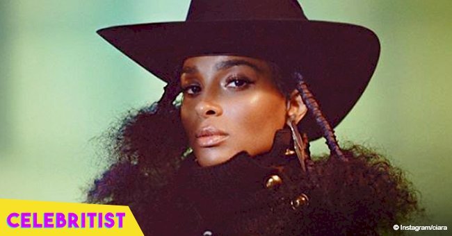 Ciara is unrecognizable in a cowboy hat and puffy coat in new set of photos