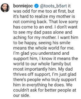 Bonnie Chapman comments on her father's engagement to Francie Frane. | Source: Instagram/duanedogchapman.