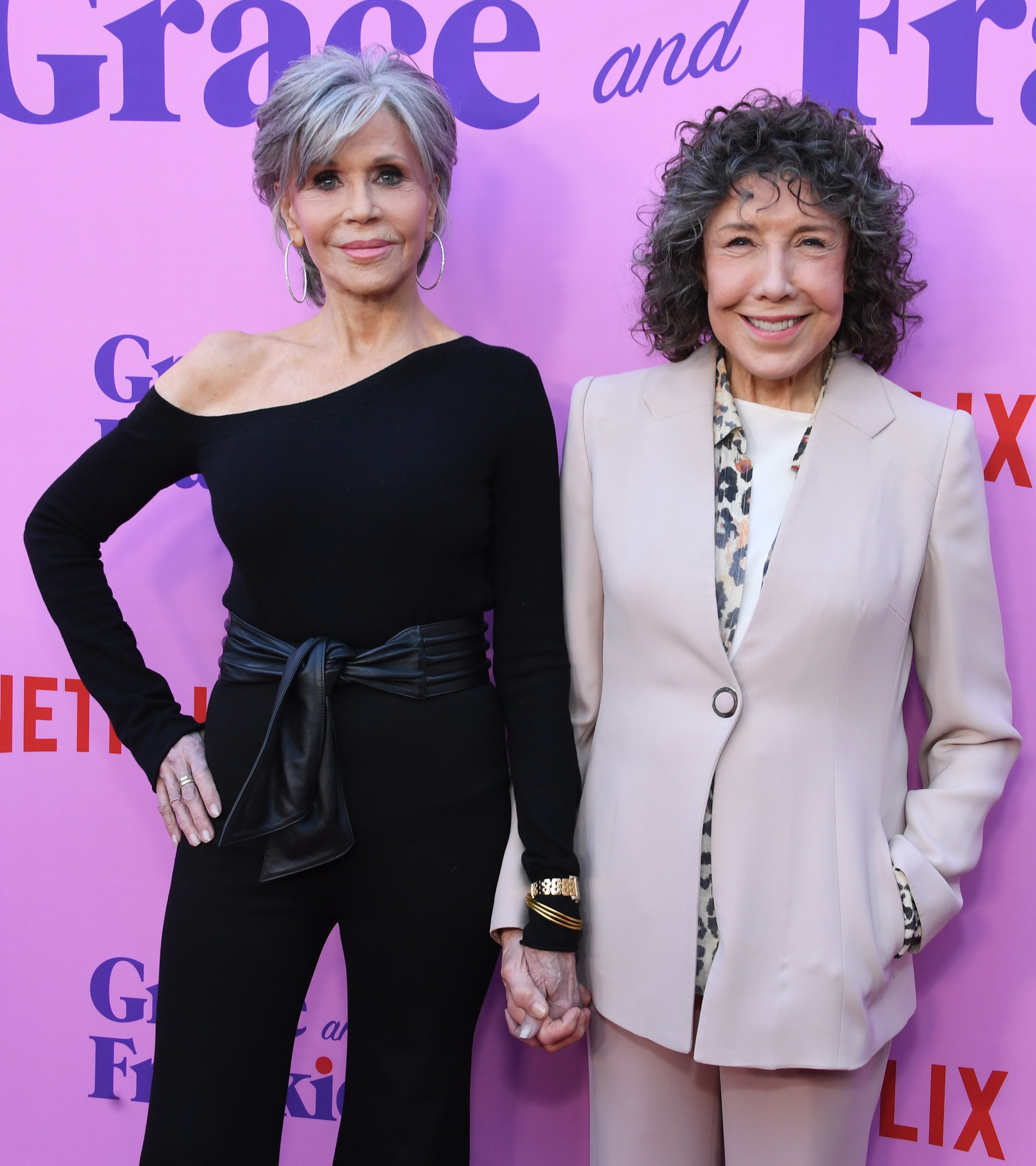 Jane Fonda and Lily Tomlin at the Los Angeles Special FYC Event For Netflix's "Grace And Frankie" on April 23, 2022, in Hollywood, California. | Source: Jon Kopaloff/Getty Images