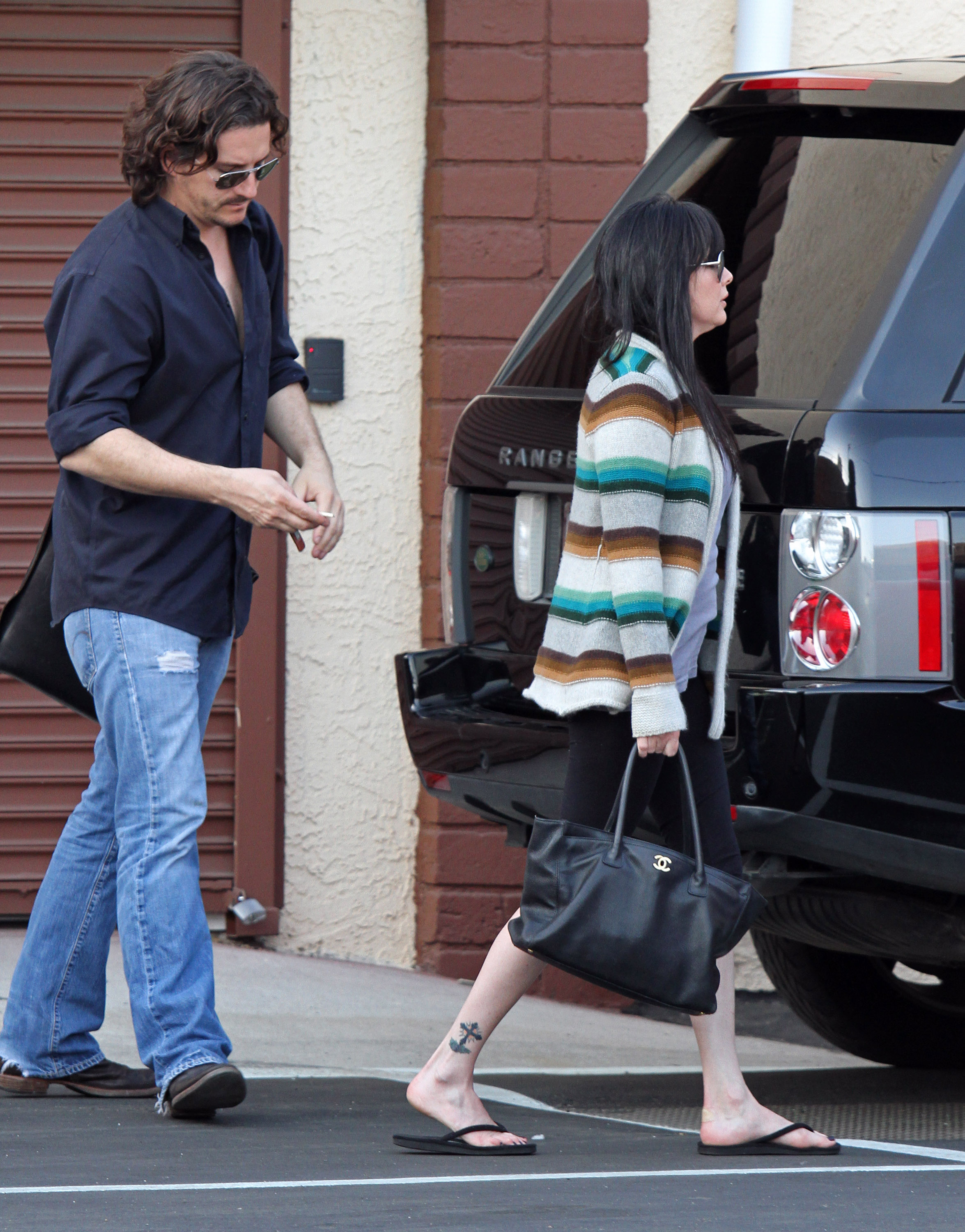 Kurt Iswarienko and Shannen Doherty spotted out in Los Angeles, California on March 27, 2010 | Source: Getty Images