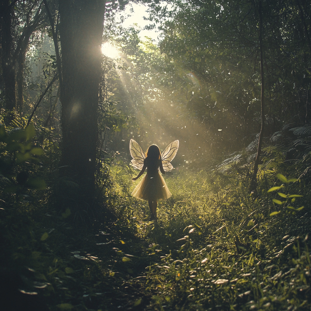 A fairy in a forest | Source: Midjourney