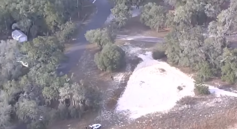 The sand pit located at Sportsman Park in Citrus County, Florida, from a new report dated January 14, 2026 | Source: YouTube/10 Tampa Bay News
