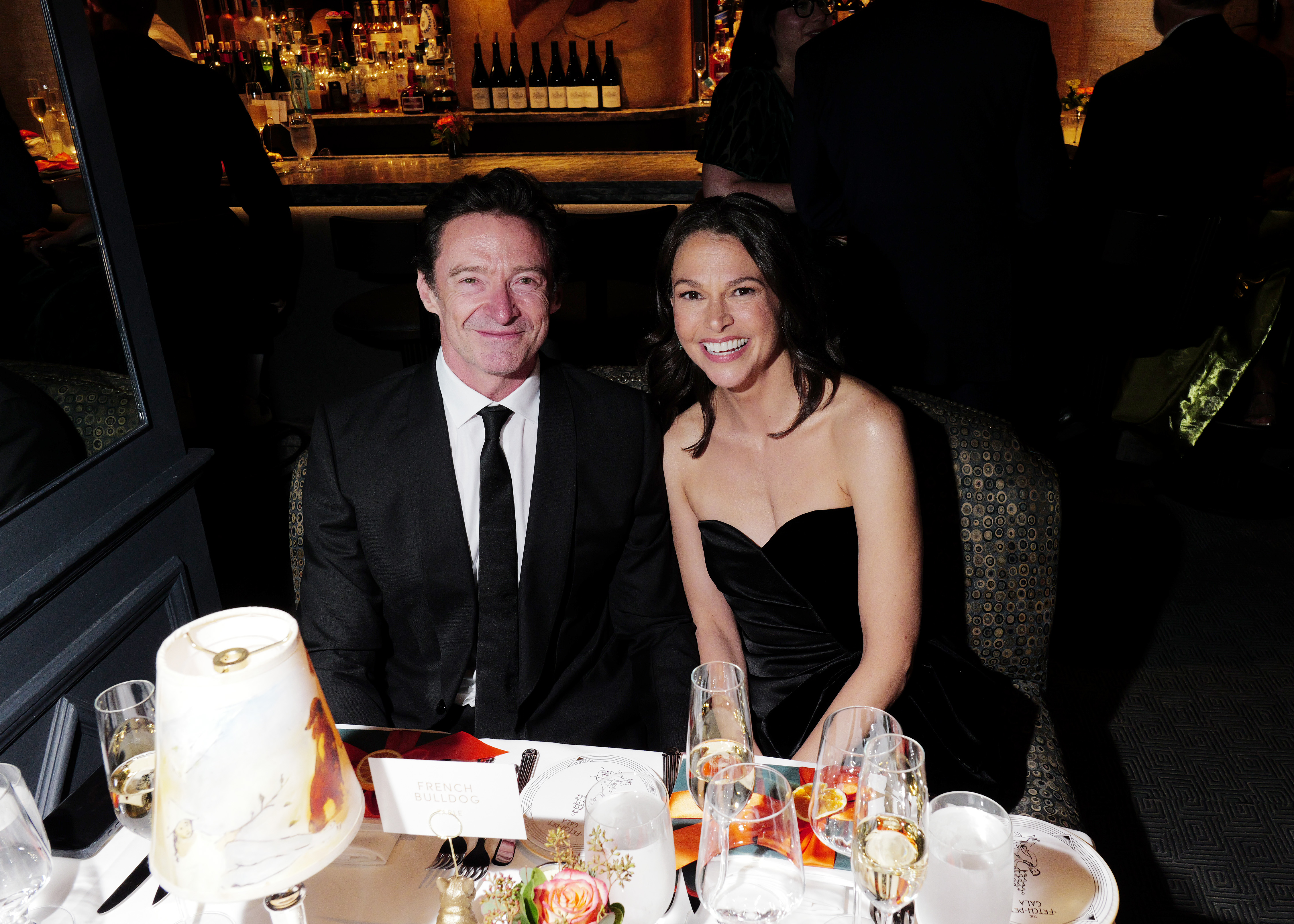 Hugh Jackman and Sutton Foster attend Fetch Pet Gala Presented by Kismet at The Carlyle on October 20, 2025, in New York City. | Source: Getty Images