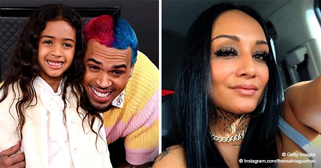 Chris Brown Reunites with Ex Nia Guzman to Cheer on Daughter Royalty at Her...