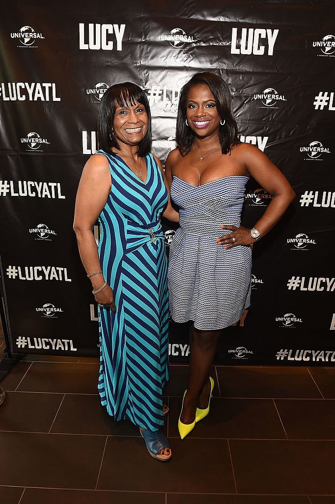 Mama Joyce and her daughter Kandi Burruss at the screening of "Lucy" in July 2014. | Photo: Getty Images
