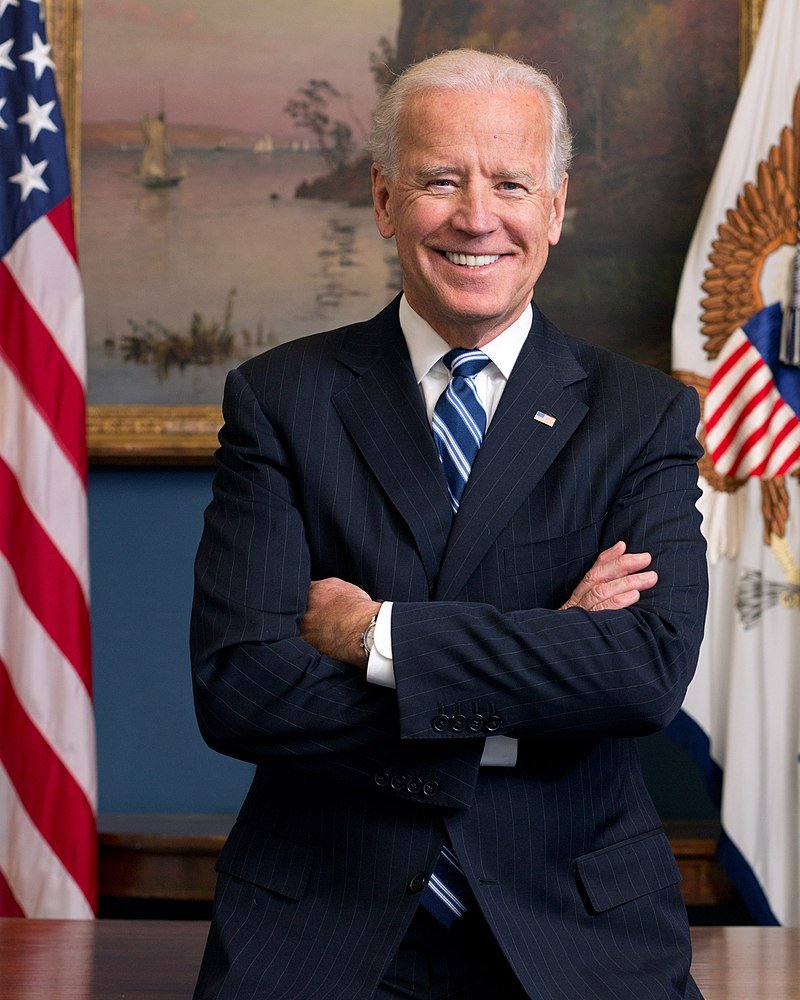 Official Portrait of Joe Biden as the United States Vice President in the West Wing Office at the White House. | Photo: Wikimedia Commons