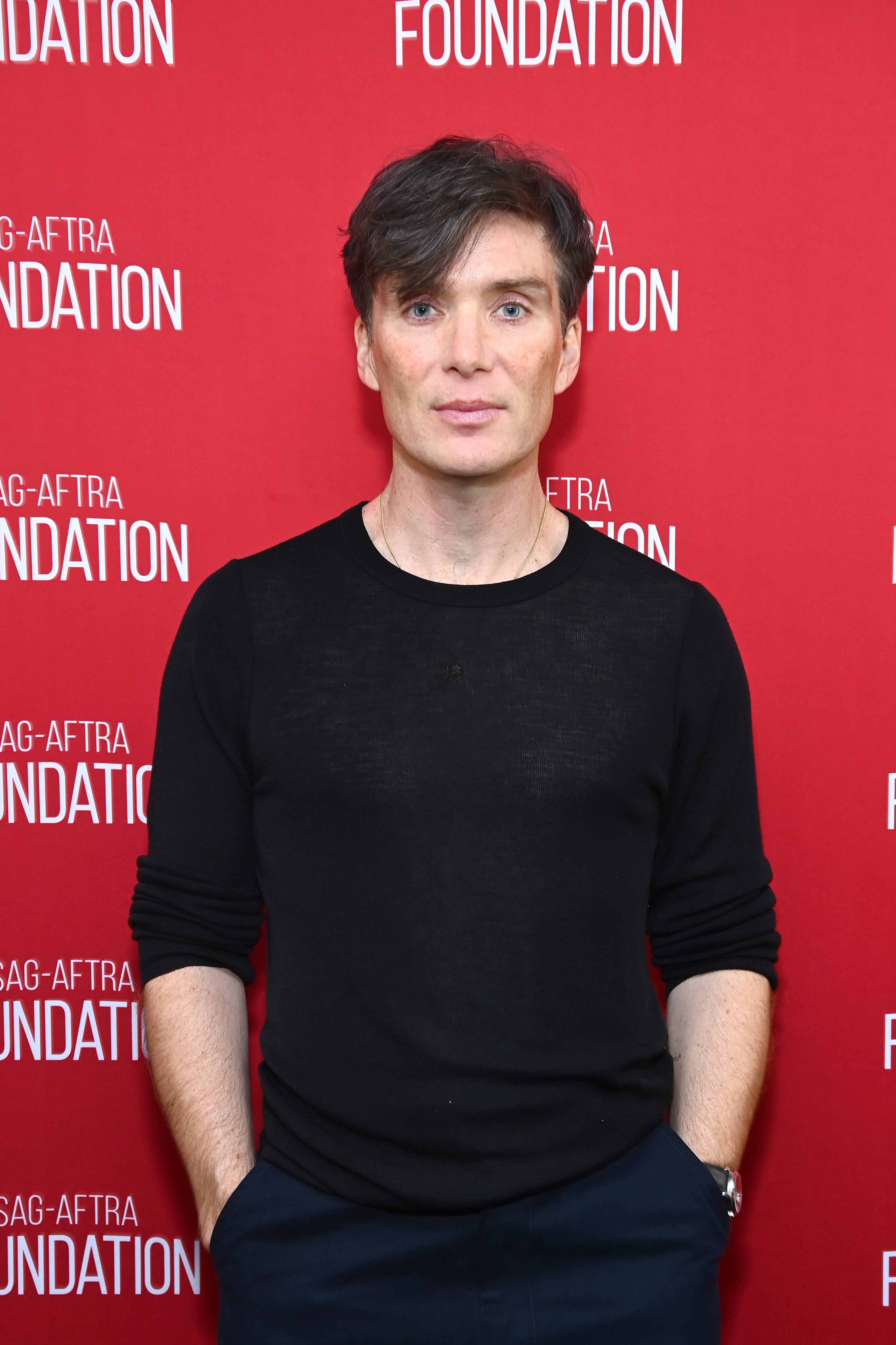 Cillian Murphy attends the SAG-AFTRA Foundation Conversations Presents Career Retrospective at SAG-AFTRA Foundation Screening Room in Los Angeles, California, on December 11, 2023. | Source: Getty Images