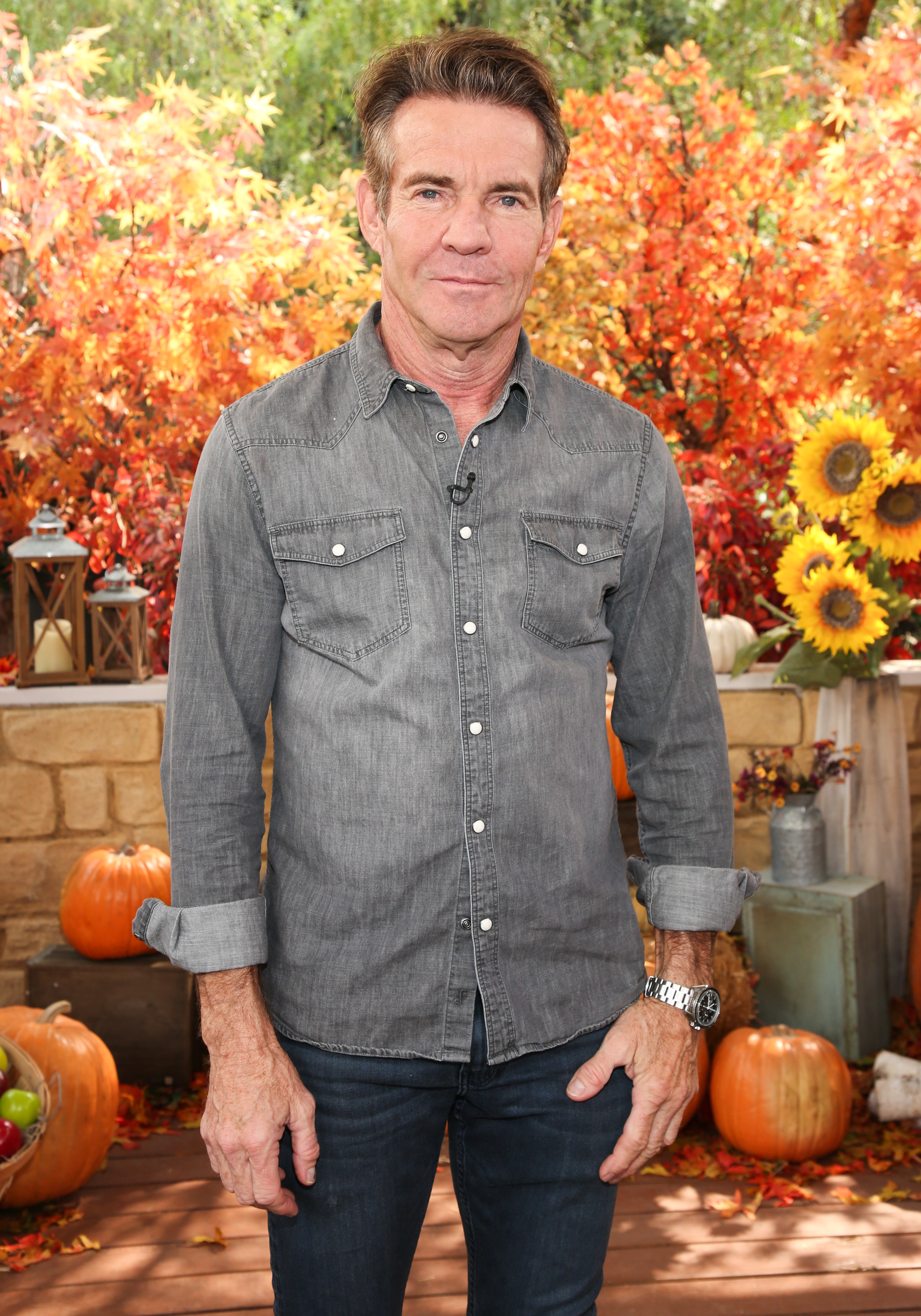 Dennis Quaid visits Hallmark Channel on September 9, 2020 in Universal City, California | Source: Getty Images