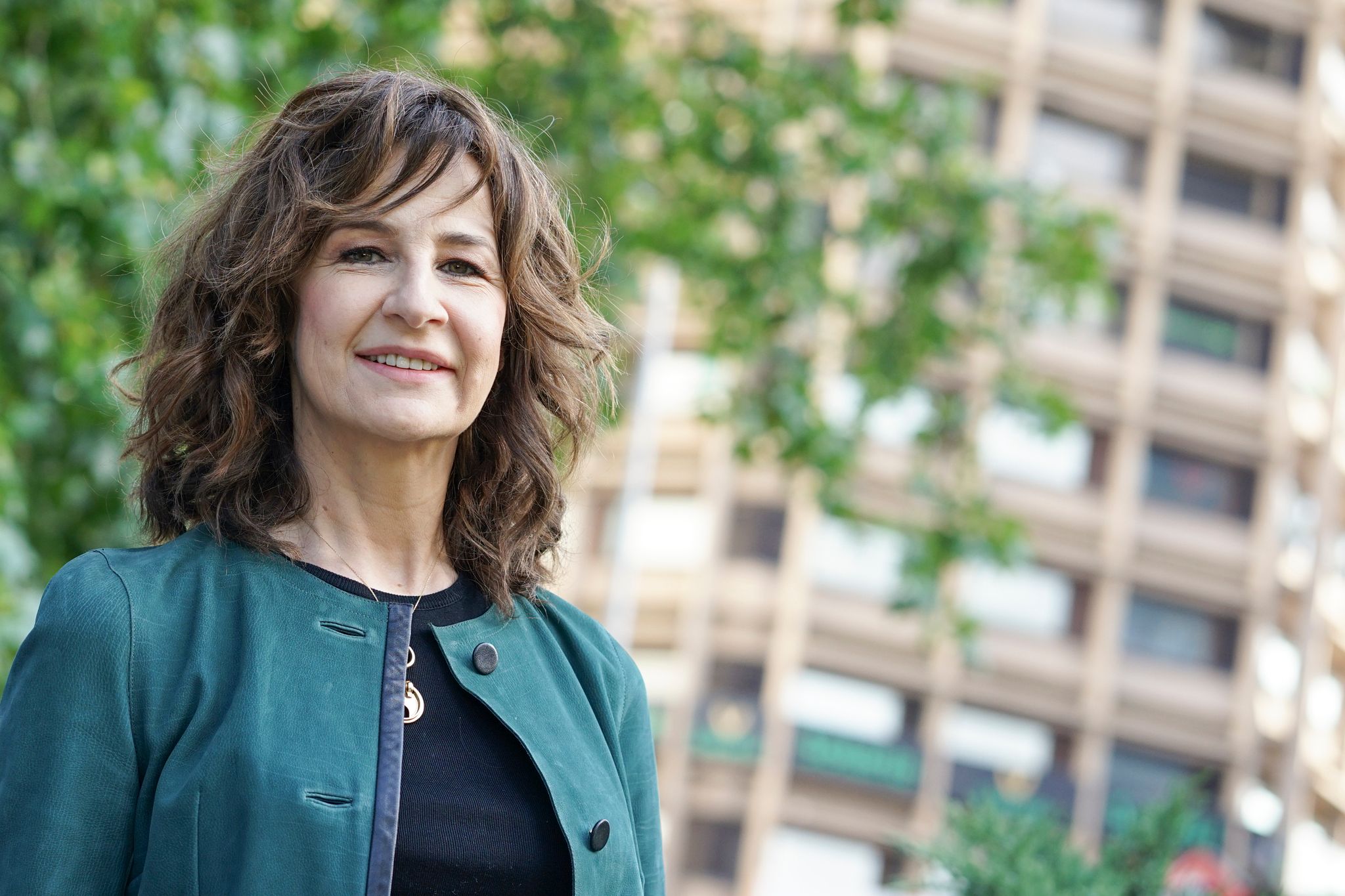 Valérie Lemercier à Madrid le 5 juin 2018. l Source : Getty Images
