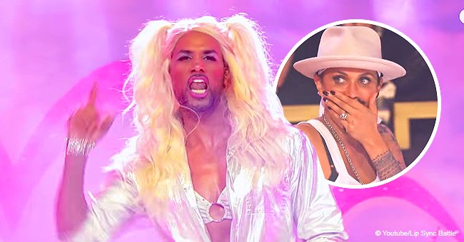 Boris Kodjoe stuns wife with his 'magical unicorn' outfit while performing on 'Lip Sync Battle'