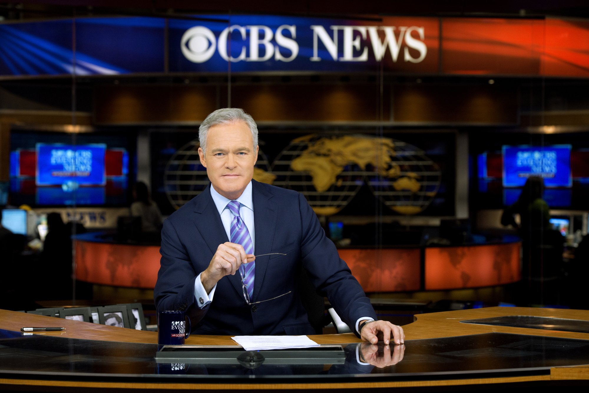 CBS Evening News Anchor and Managing Editor Scott Pelley in New York on January 17, 2014. | Source: Getty Images.