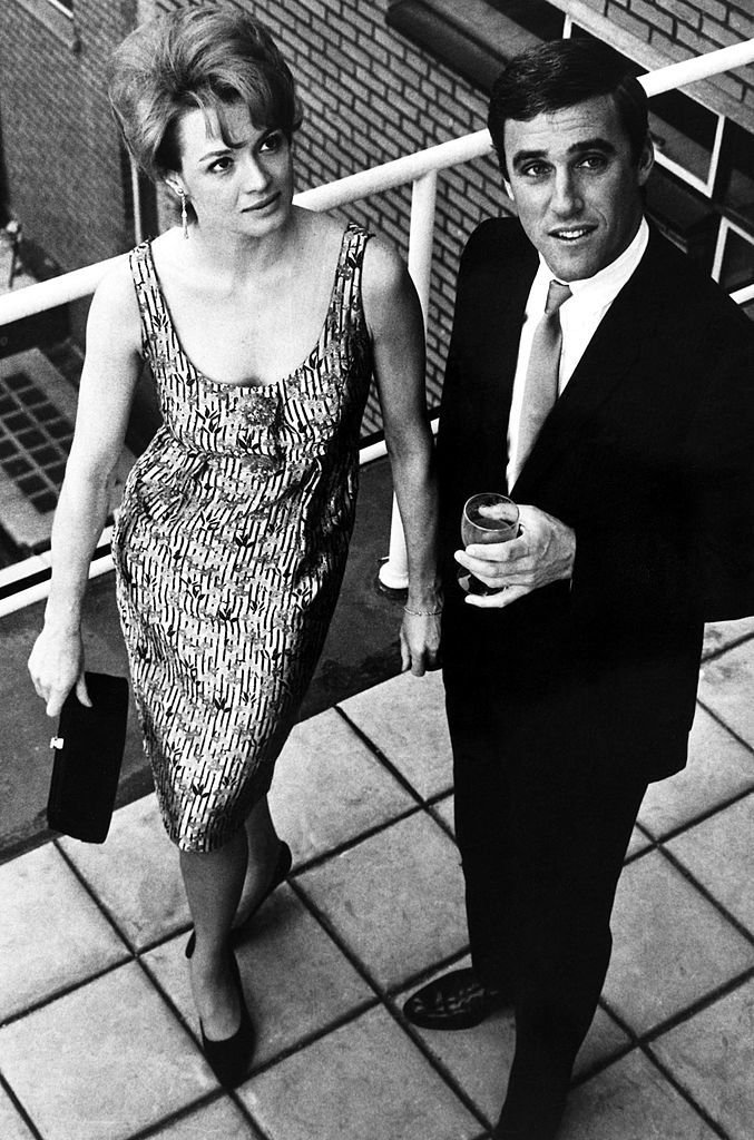 Angie Dickinson and Burt Bacharach posing for a portrait on April 1, 1965. | Source: Bentley Archive/Popperfoto/Getty Images