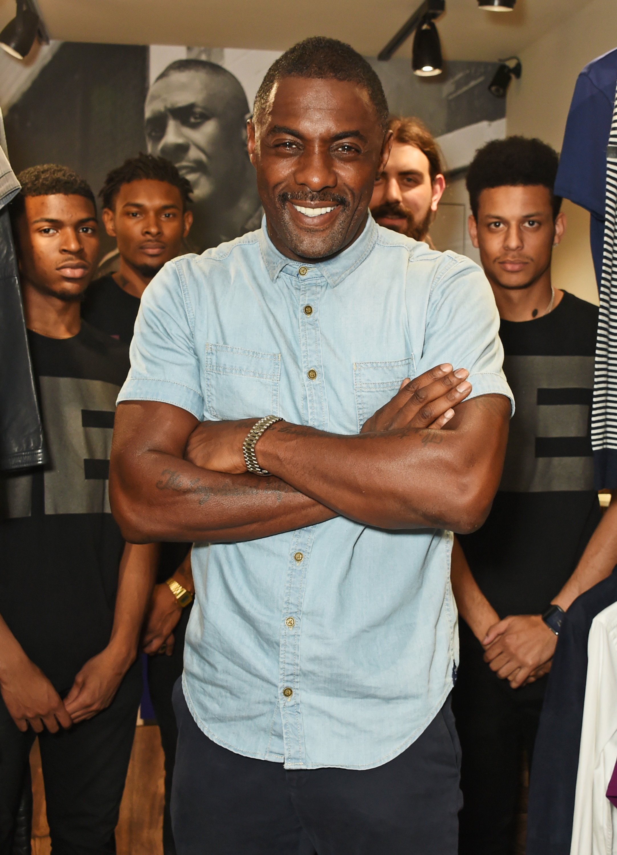 Idris Elba celebrates launch of Boxpark retail space in London, England on August 14, 2016 | Photo: Getty Images