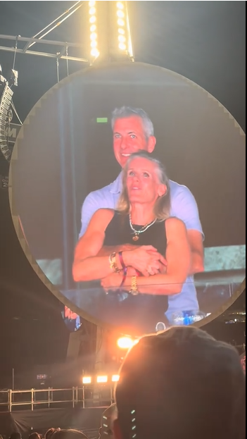 Andrew Byron and Kristin Cabot, from a post dated July 17, 2025 | Source: Tiktok/@instaagraace