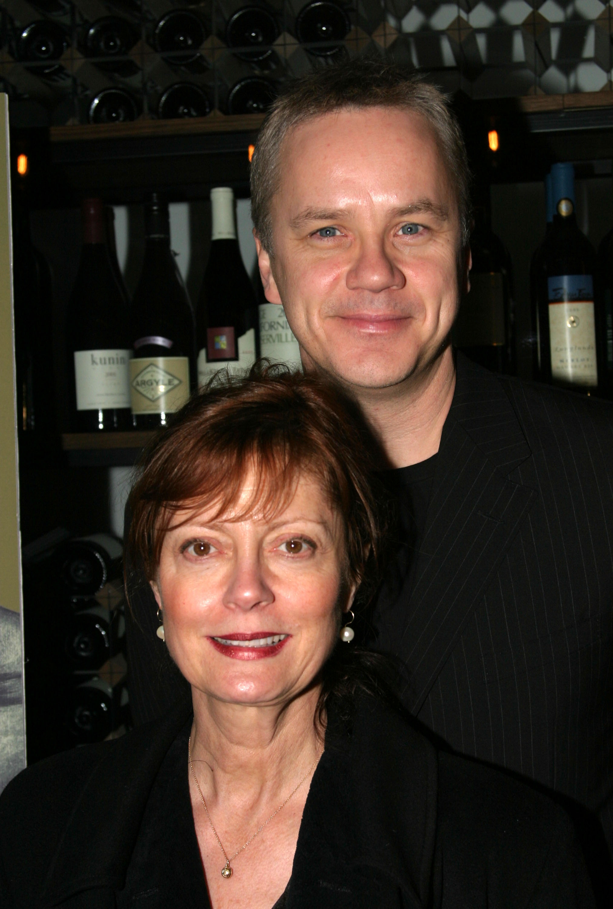 Susan Sarandon and Tim Robbins at the Opening Night Party for "Embedded" on March 14, 2004, in New York City. | Source: Getty Images