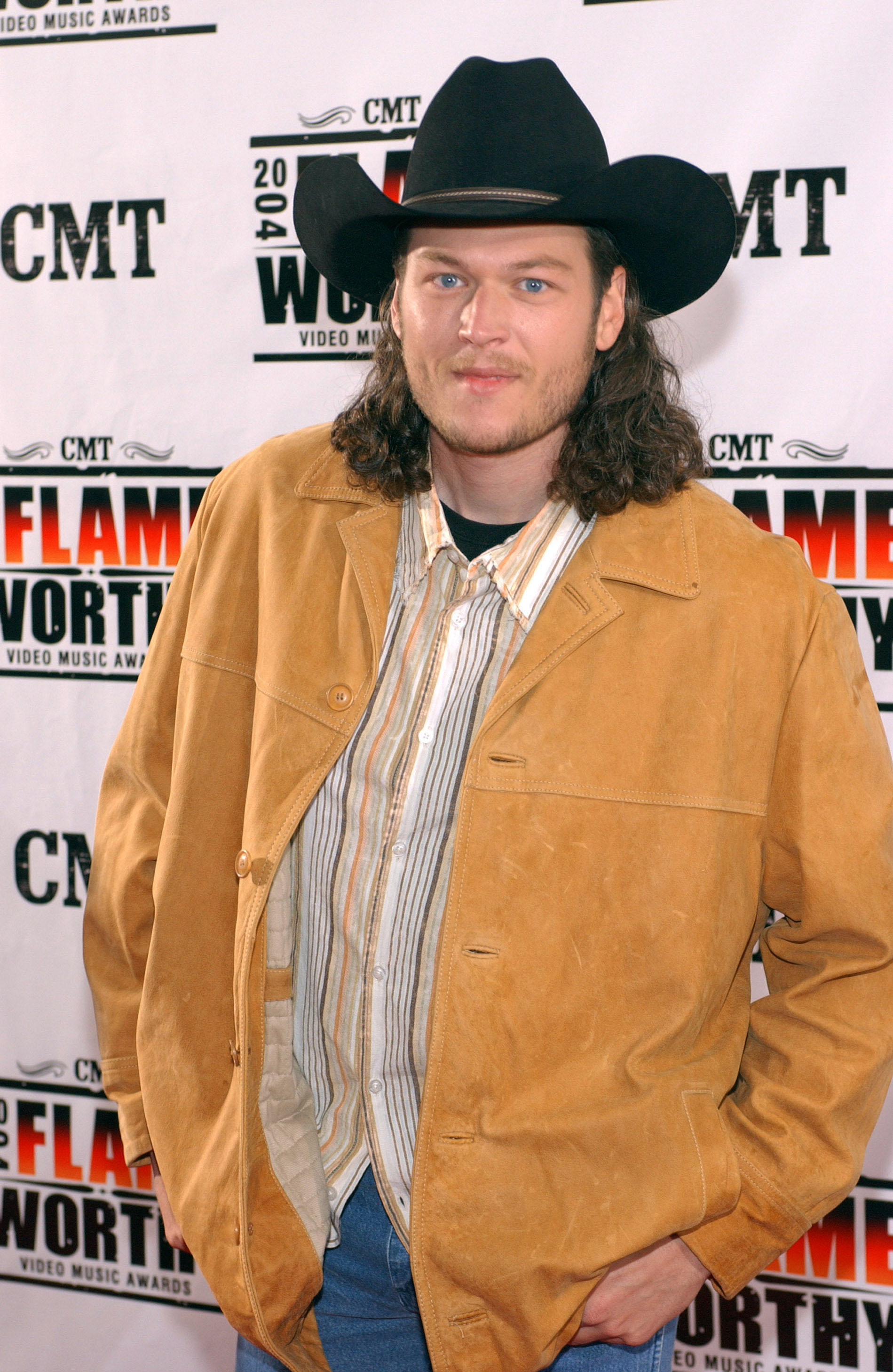 Blake Shelton during CMT 2004 Flame Worthy Video Music Awards at Gaylord Entertainment Center on April 21, 2004 in Nashville, Tennessee | Source: Getty Images