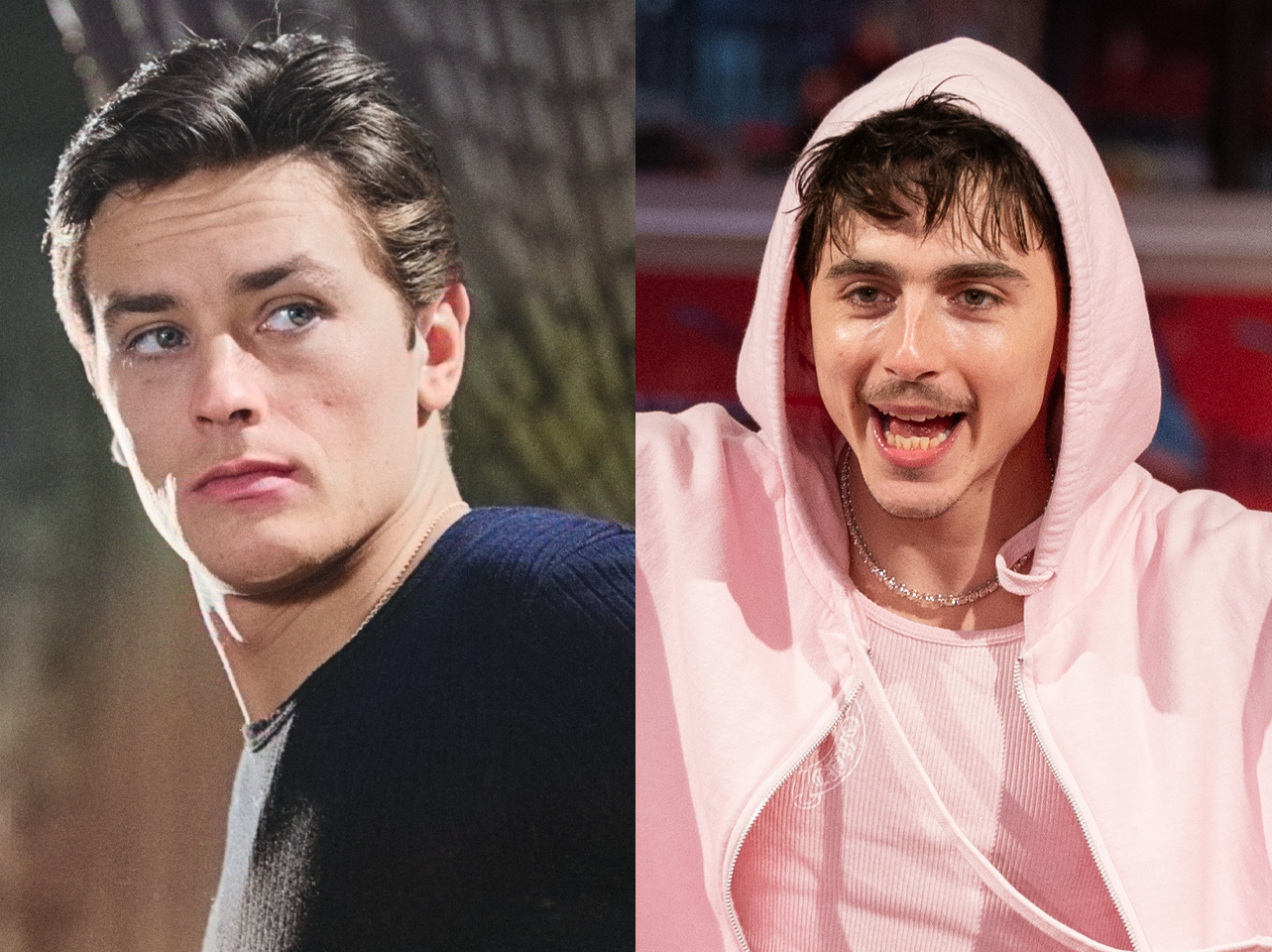 Alain Delon | Timothée Chalamet | Source: Getty Images